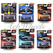 Hot Wheel Premium F1 Formula 1 Cars Red Bull, RB, Haas, McLaren, Mercedes-AMG