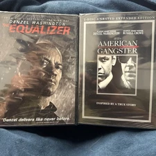 The Equalizer & American Gangster DVD New Denzel Sealed