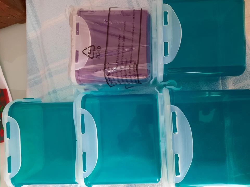 Schuettelboxen Look Look Aufbewahrung Voratsboxen Tuerkis Qvc 4x Beere 1x - Bild 3 von 4