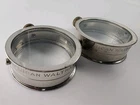(2) Antique American Waltham Pocket Watch Transport Case