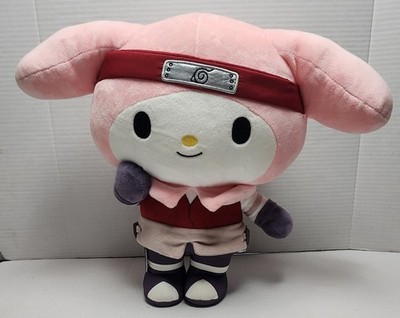 Kidrobot Naruto x Sanrio My Melody Sakura 13  plush Hello Kitty Collaboration 