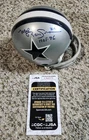 Mel Renfro Signed Riddell Dallas Cowboys Mini Helmet JSA COA