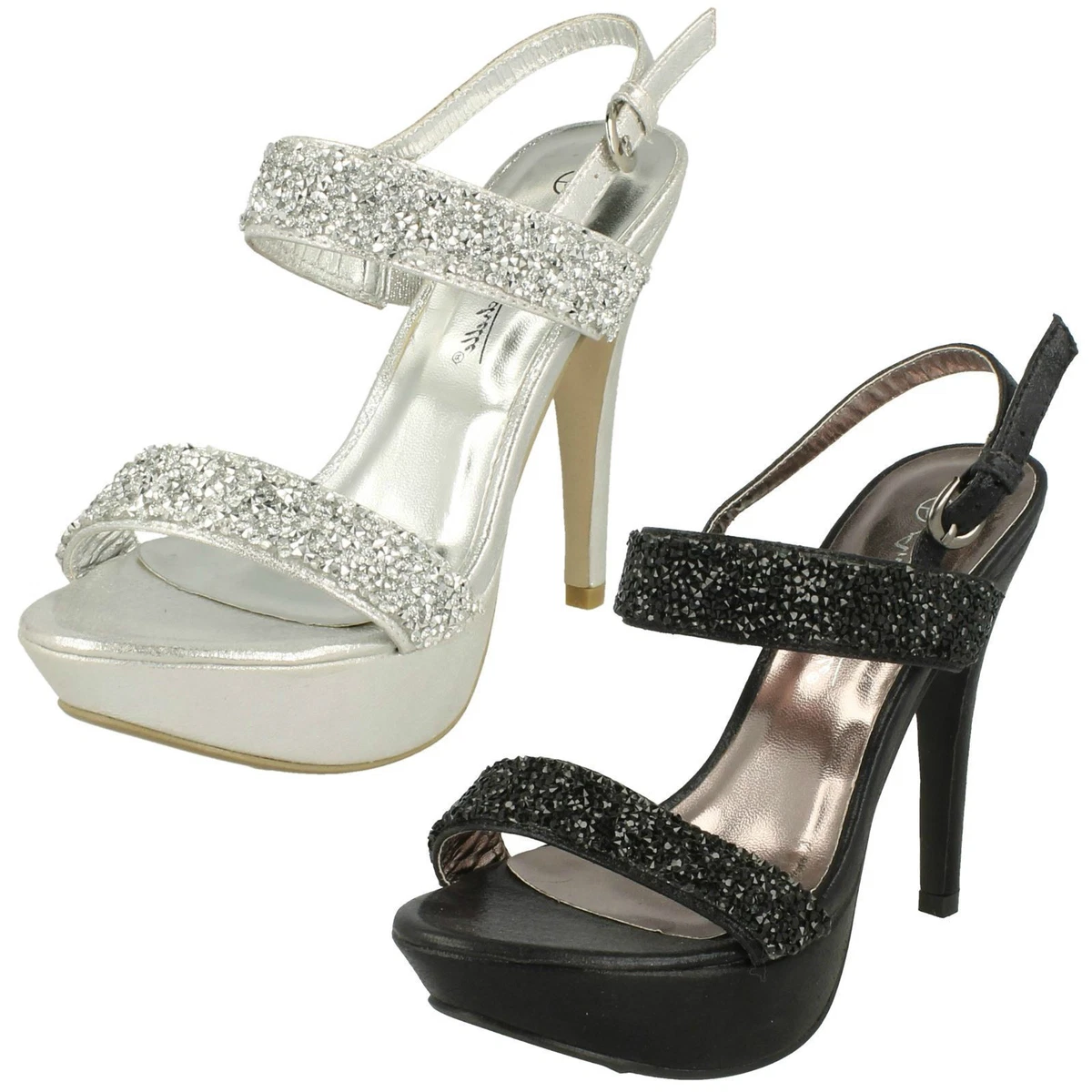 Femmes Anne Michelle F9R698 Boucle Talon Aiguille Robe Fête Mariage