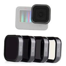 SOONSUN 4-Pack Lens Filter CPL ND8 4-Pack ND Filters for Hero 9 10 11 12 Black