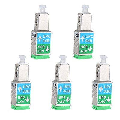 5 PCS Fiber Optical Adapter SC/UPC Male To SC/APC Female SM Singlemode