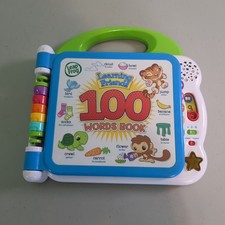 Leap Frog Learning Friends 100 Words Book Educational English  Spanish - Tested