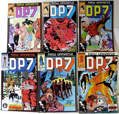 DP7 Lot of 6 #1, 2, 7, 10, 11, 12 (1986) Marvel Comics 1st Print Comic Books