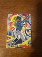 2025 Bowman Chrome - Andrew Salas #MM-17 - Melt Mashers Insert - Marlins