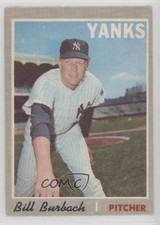 1970 O-Pee-Chee Bill Burbach #167 a5h