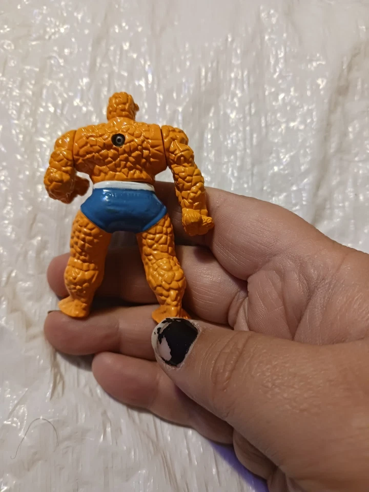 The Thing, Marvel, 1994, Toy Biz Fantastic Four Diecast Metal Ben Grimm 2.5" Foto 4 de 4