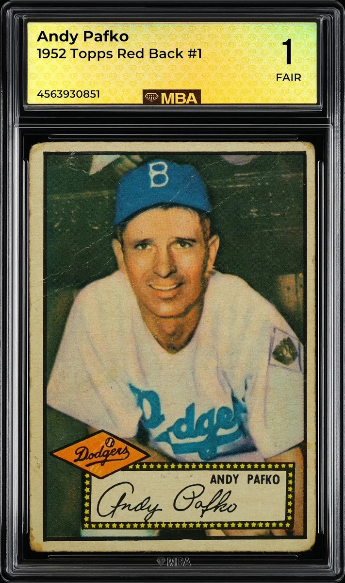 1952 Topps - Andy Pafko #1 for sale | eBay