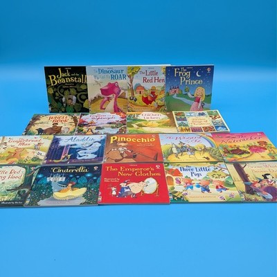 Lot of 18 Usborne First Reading Mini Books - Fairy Tales & Classic Stories