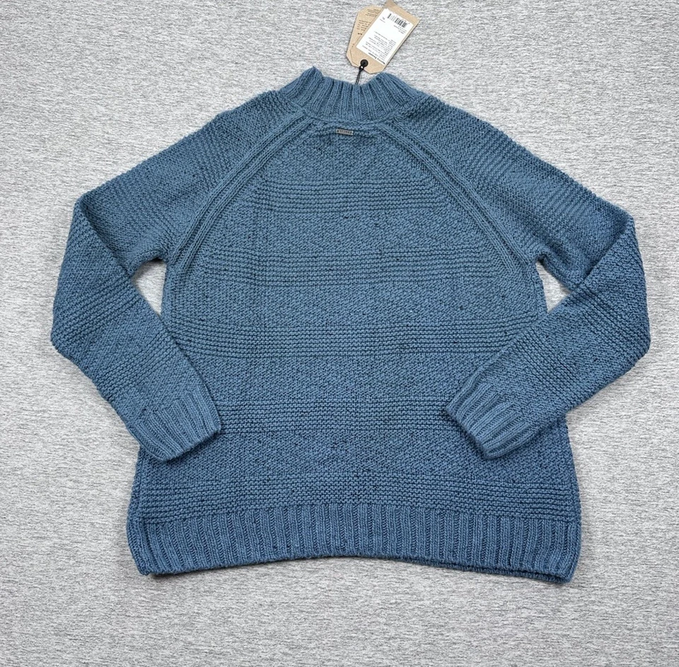 Suéter PrAna Nemma Mujer Talla XL Azul Almirante Tejido Todos los Días Exterior NUEVO Foto 3 de 4