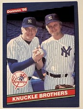 1986 Donruss - #645 Phil Niekro, Joe Niekro