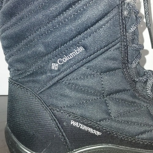 Columbia Women's Minx Mid Iii Waterproof Snow Boot Black Size 6 Faux Fur New - Picture 8 of 14
