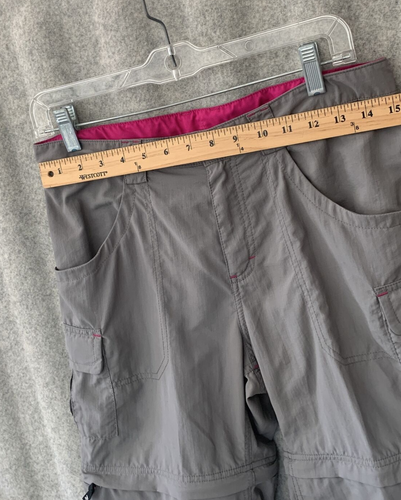 The North Face Pants Girls Size XL 18 Gray Convertible Outdoor Pockets Nylon - Picture 13 of 17