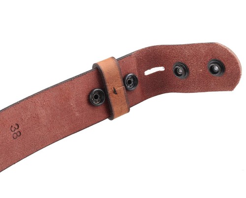 Gürtel für Schnalle Herren Snap on Strap Vollnarbenleder keine Schnalle, 1,5 Zoll breit. USA. - Bild 70 von 76