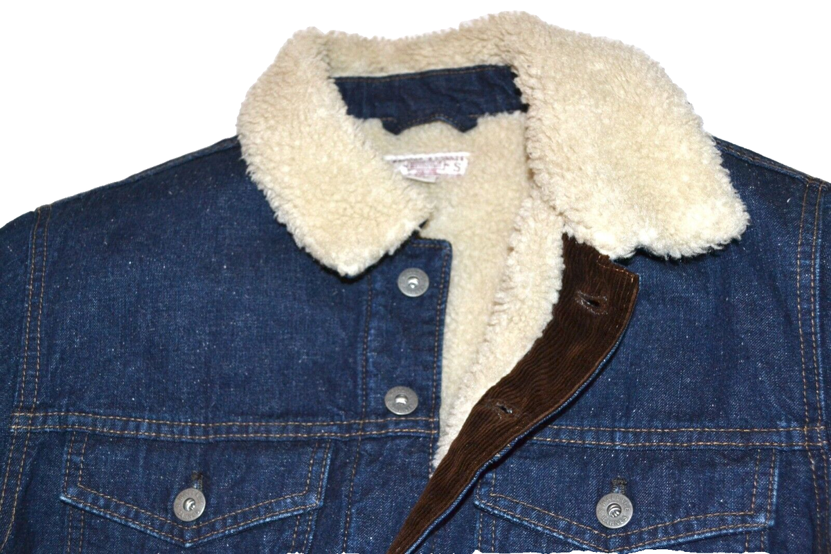 J.Crew Wallace & Barnes Japanese Denim Trucker Jacket Sherpa J.Crew Wallace & Barnes Japanese Denim Trucker Jacket Sherpa