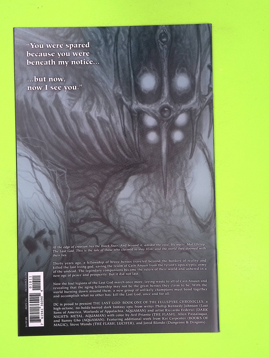 The Last God #10 2021 DC Black Label High Grade Comic Book L65-229