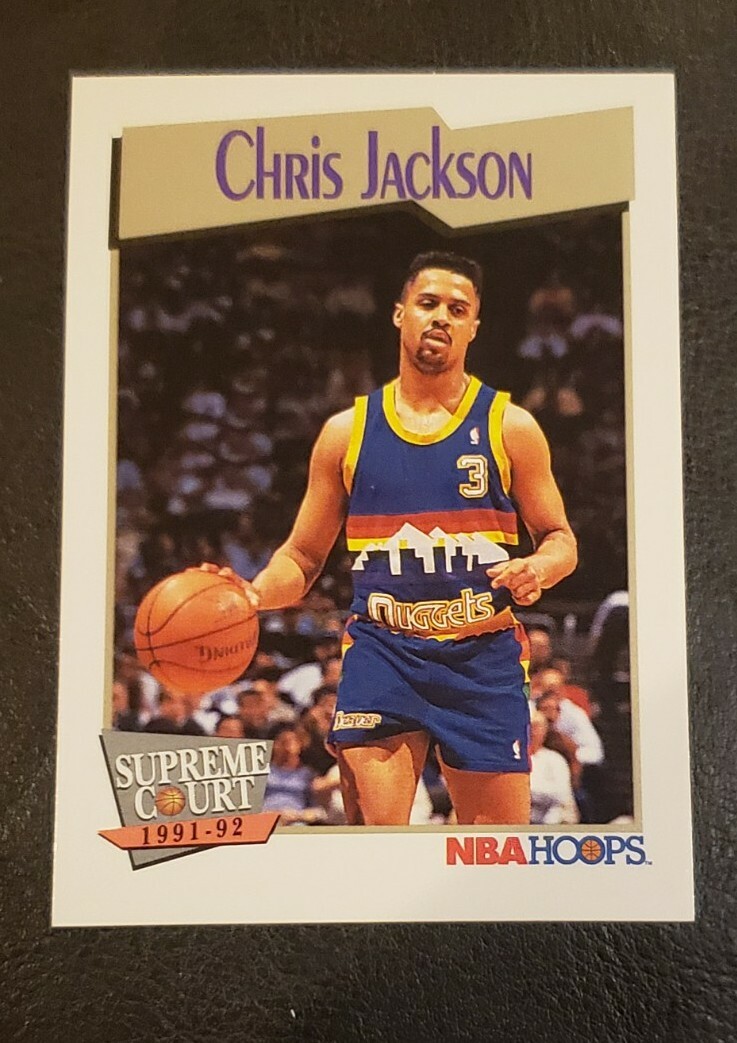 Chris Jackson 1991-92 NBA Hoops Supreme Court Nuggets #461 | eBay