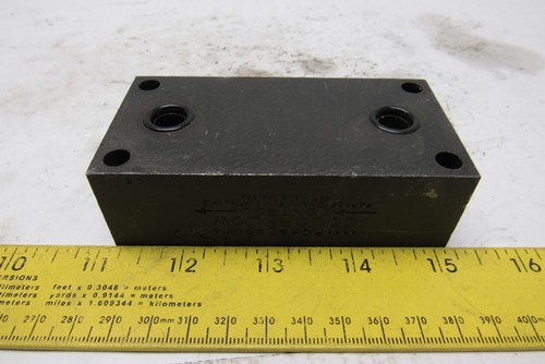 Parker PCKSB600 3.0 Colorflow Control Valve Manifold Block