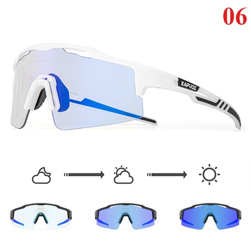 Cycling Sunglasses Outdoor Photochromic Glasses UV400 Transition Bicycle Eyewear - Picture 19 of 29