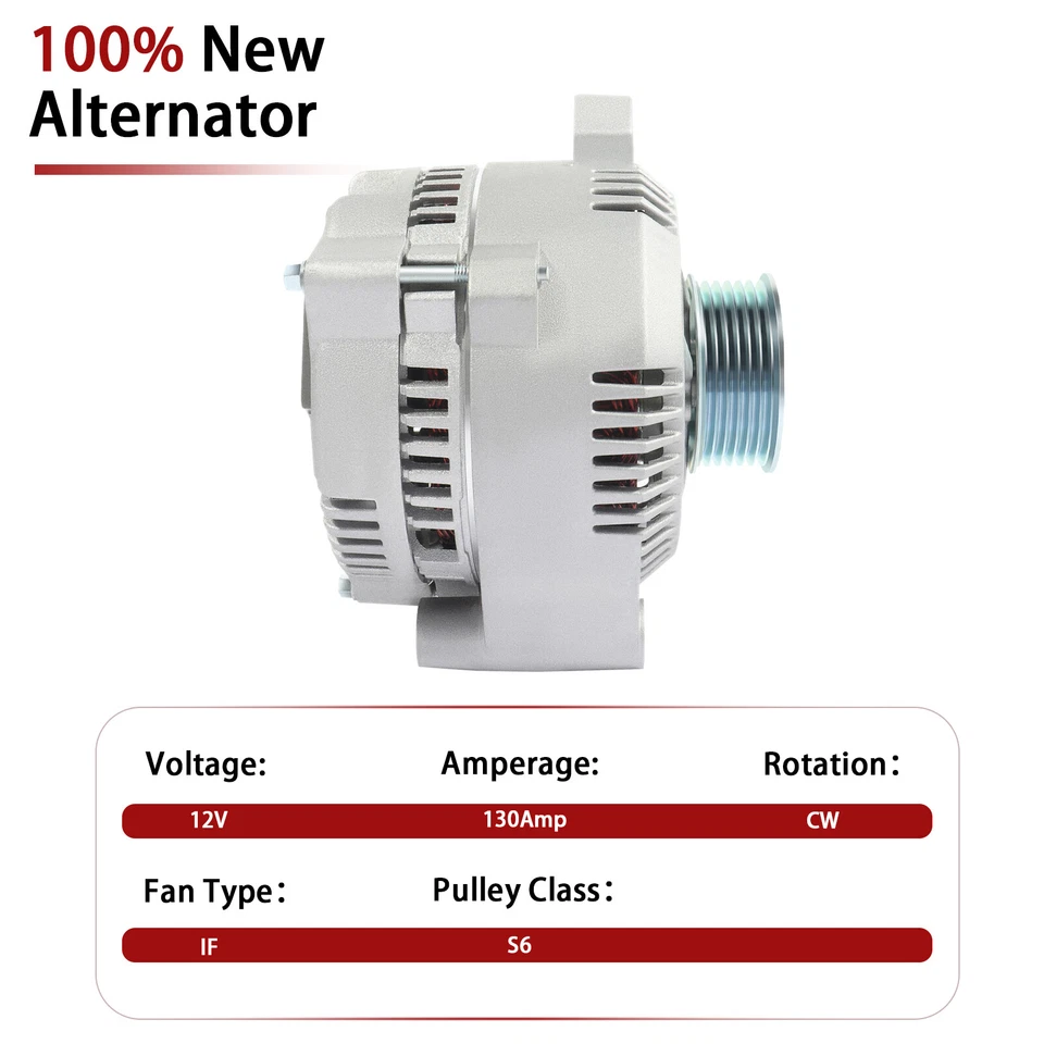 Alternador 3,8 L 7771 110A para Ford Mustang 1994-2000 Mercury Cougar 1994-1997 Foto 3 de 4