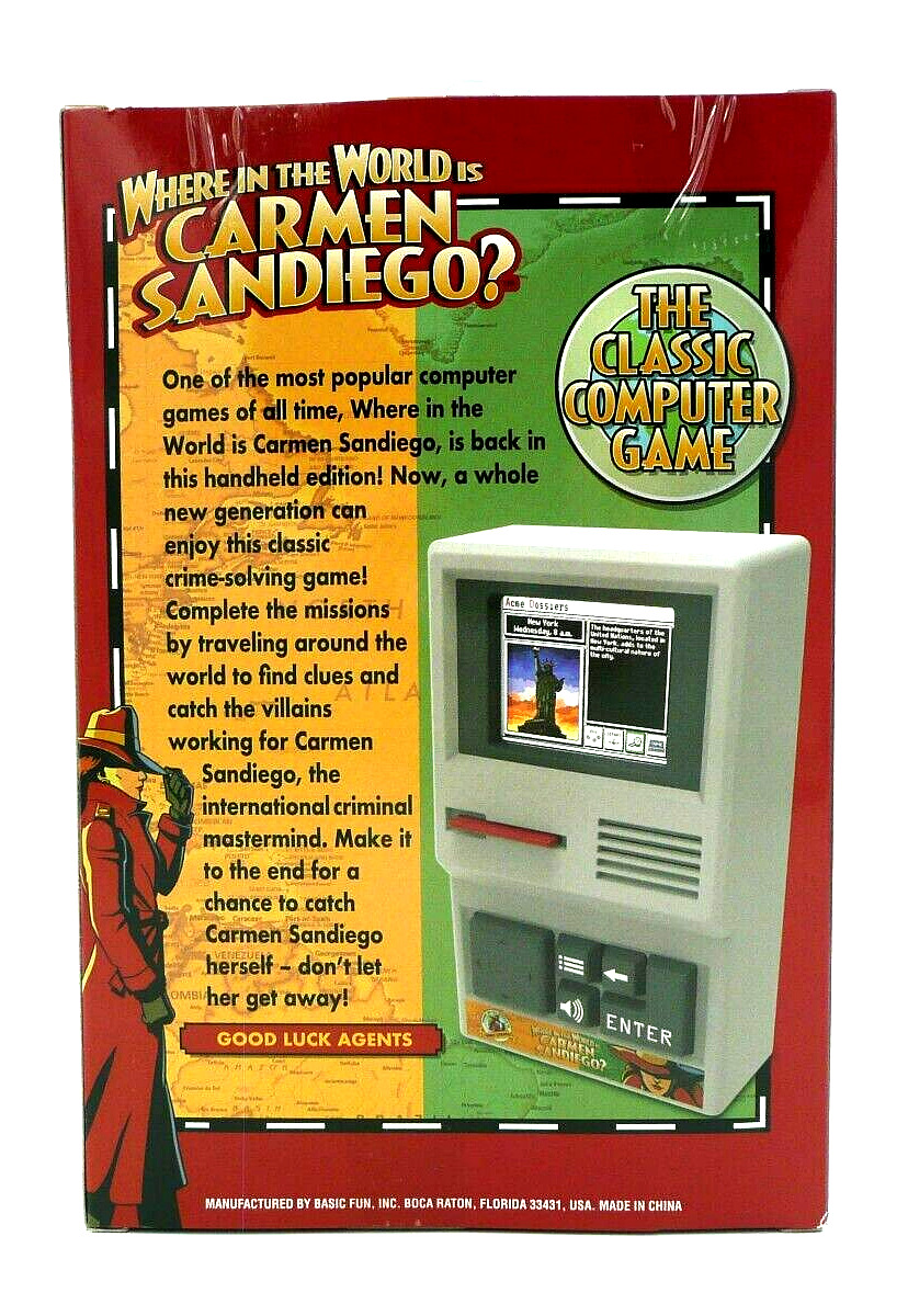 Carmen Sandiego - Handheld Computer Game 