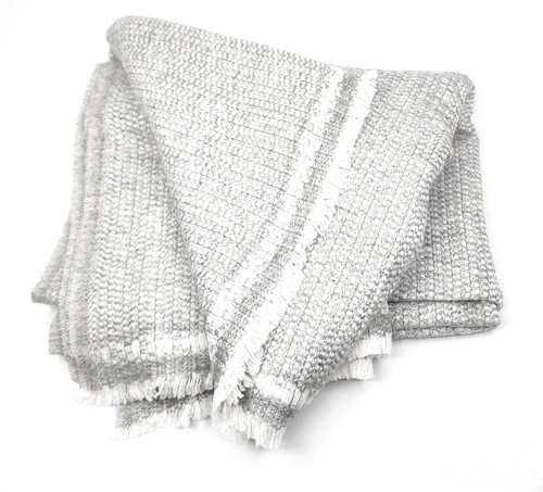 Cashmere Wool Soft Throw Blanket Handmade in Nepal 55" x 100" Ribbed Pattern - Picture 25 of 25