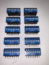 8 Position DIP Switch New Quantity￼ Of (10) Brand is BP Manufactured in Japan￼.