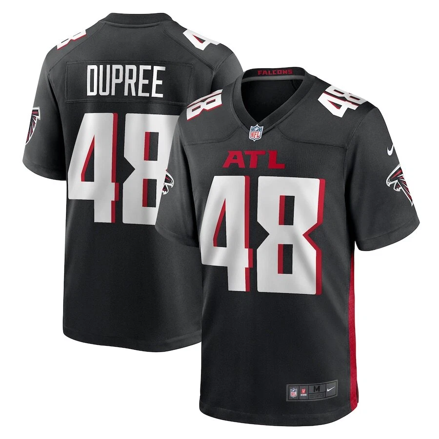 Atlanta Falcons Bud Dupree 48 Nike Men s Black Official NFL