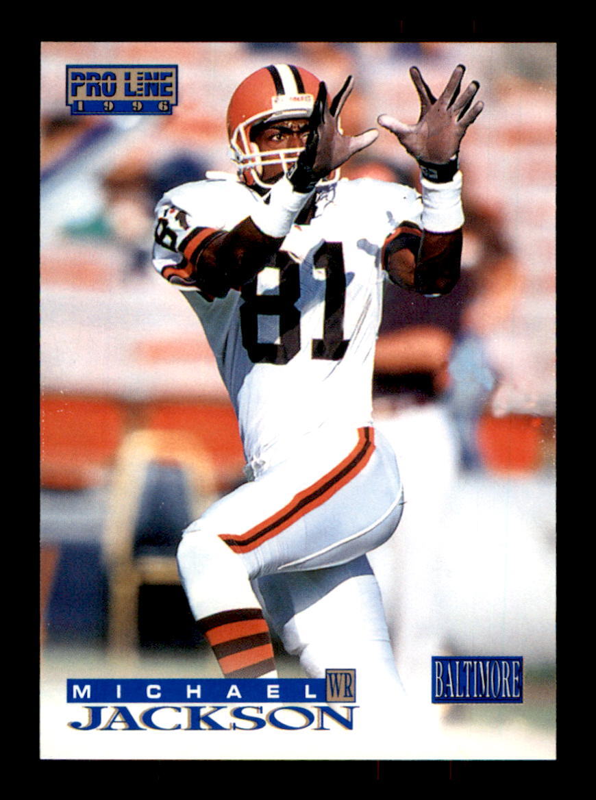 1996 Football Pro Line Michael Jackson Baltimore Ravens #104 2