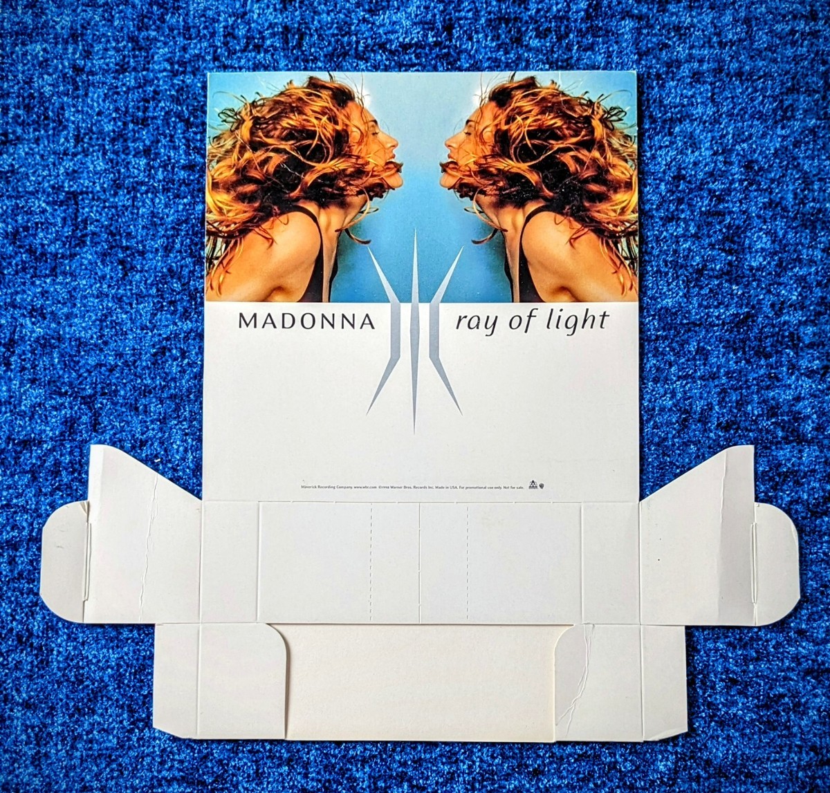 マドンナ　Ray Of Light　1998年 宣伝用 ディスプレイスタンド MADONNA RAY OF LIGHT IN-STORE PROMO CD COUNTER STAND DISPLAY