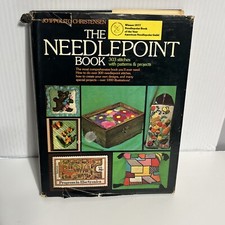 THE NEEDLEPOINT BOOK - 303 stitches - Jo Ippolito Christensen 1976 hard cover