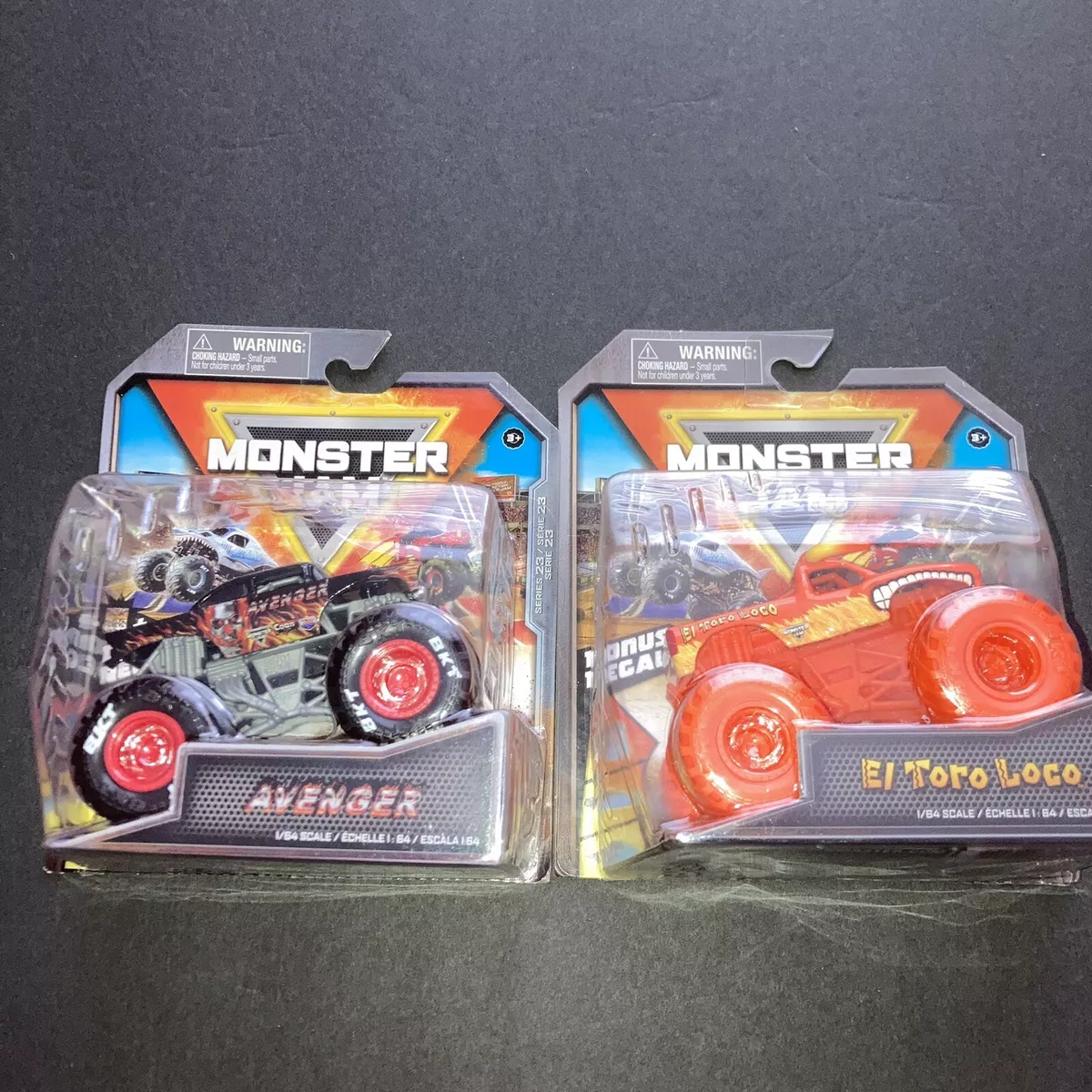 Monster Jam 1:64 El Toro Loco Monster Truck, Arena Favorites Series 