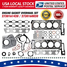 For Benz S500L G500 SL500 5.5L Cylinder Head Valve Cover Gaskets Set 2730161620