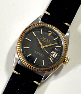 Vintage Rolex Oyster Perpetual Datejust 1601 Automatic Watch Circa 1961