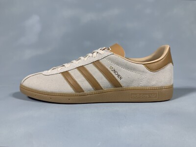 adidas Originals Munchen Cream White Mesa Sneakers GY7399 Men's 13