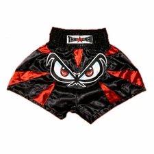 Halloween Costume Muay Thai Shorts Embroidery MMA UFC K1 Kickboxing Dead Eyes