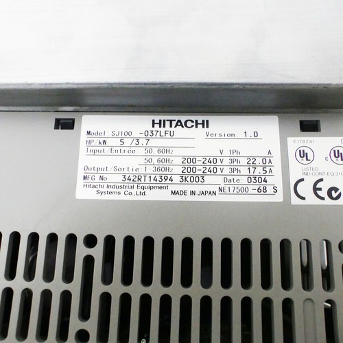 HITACHI SJ100-037LFU INVERTER 16223794 -new- - Picture 4 of 4