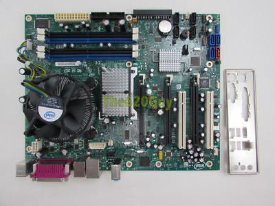 Intel S975XBX2 Workstation Motherboard + Xeon X3220 2.4GHz CPU + HSF I/O Plate