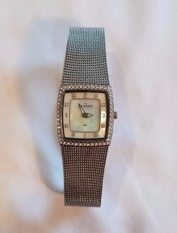 Skagen watch with clearance crystals