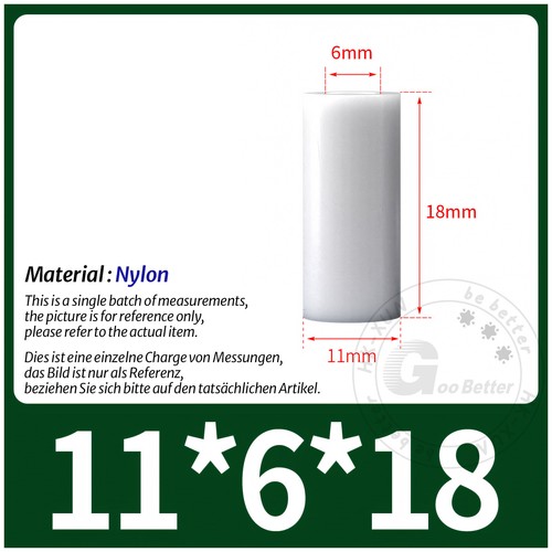 White Nylon Standoff Plastic Spacers Washers M3 | M4 | M5 | M6 | M8 | M10 | M12 - Picture 179 of 234
