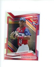 2022 Panini Elite Extra Edition Prime Numbers Die Cut #186 Jonathan Moya #d 125