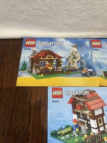 LOT of 9 LEGO CREATOR Booklets INSTRUCTION Manuals ONLY- 31009 31010 31025