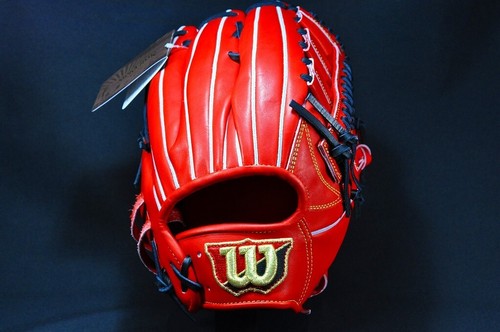 Wilson staff Dual Baseball Hard Glove Outfield D8S Type 12.25inch Made in JAPAN - Picture 10 of 24