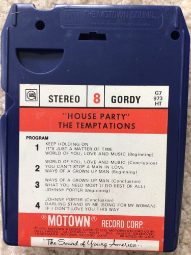 8 TRACK TAPES KISS, TEMPTATIONS, CHEAP TRICK IN GOOD CONDITION UNTESTED - Picture 3 of 8