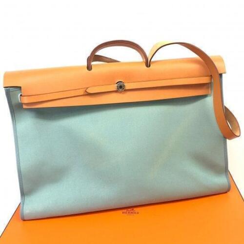 Hermes Ale Bag Zip Gm Pouch Stopper With Outer Box _85512 - Foto 1 di 10