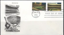 US Scott #3512 & 3513 FDC, "Playing Fields", Unaddressed ArtCraft Cachet