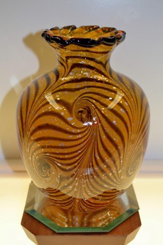 MIKE Fenton VASE Fetty Cut Flowers 8813DO #d 732/1450 Fam Signed MIB FREEusaSHP - Picture 5 of 6